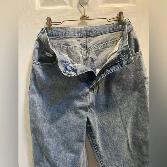 90’s Vintage Lee High-Waisted Acid Wash Mom Jeans 27 W— Grunge Retro Denim - Picture 7 of 12